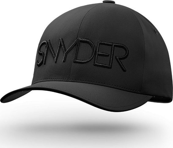 Snyder Czapka golfowa SNYDER Delta Black S/M, YUPOONG, FLEXFIT