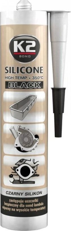 K2 K2-SILIKON CZARNY 300G 350 ST. PISTOLET