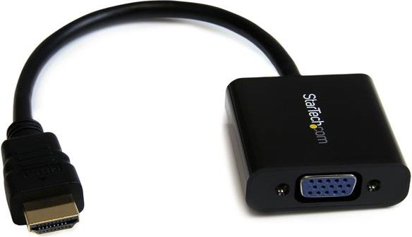 Adapter AV StarTech HDMI - D-Sub (VGA) czarny (HD2VGAE2)