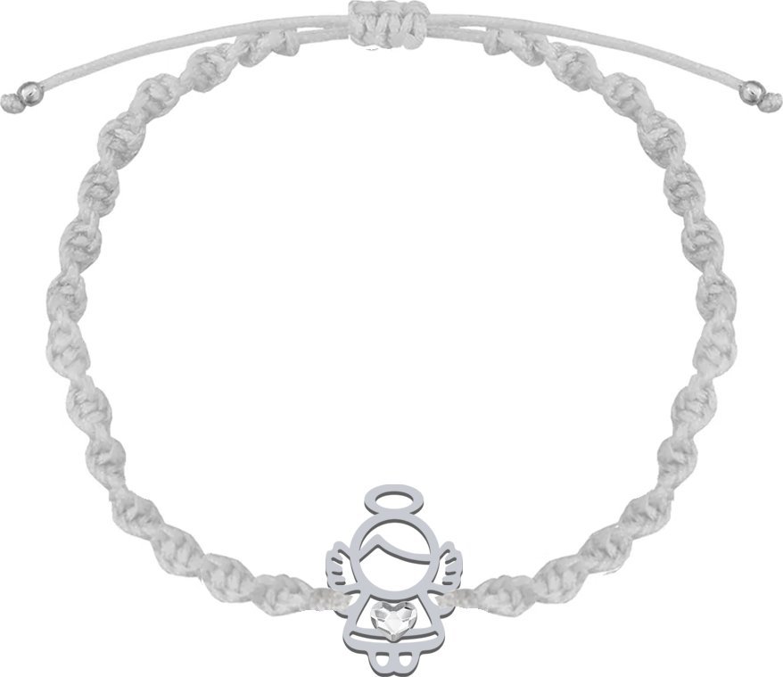 Radziszewska Jewellery Bransoletka na Komunię Anioł srebro