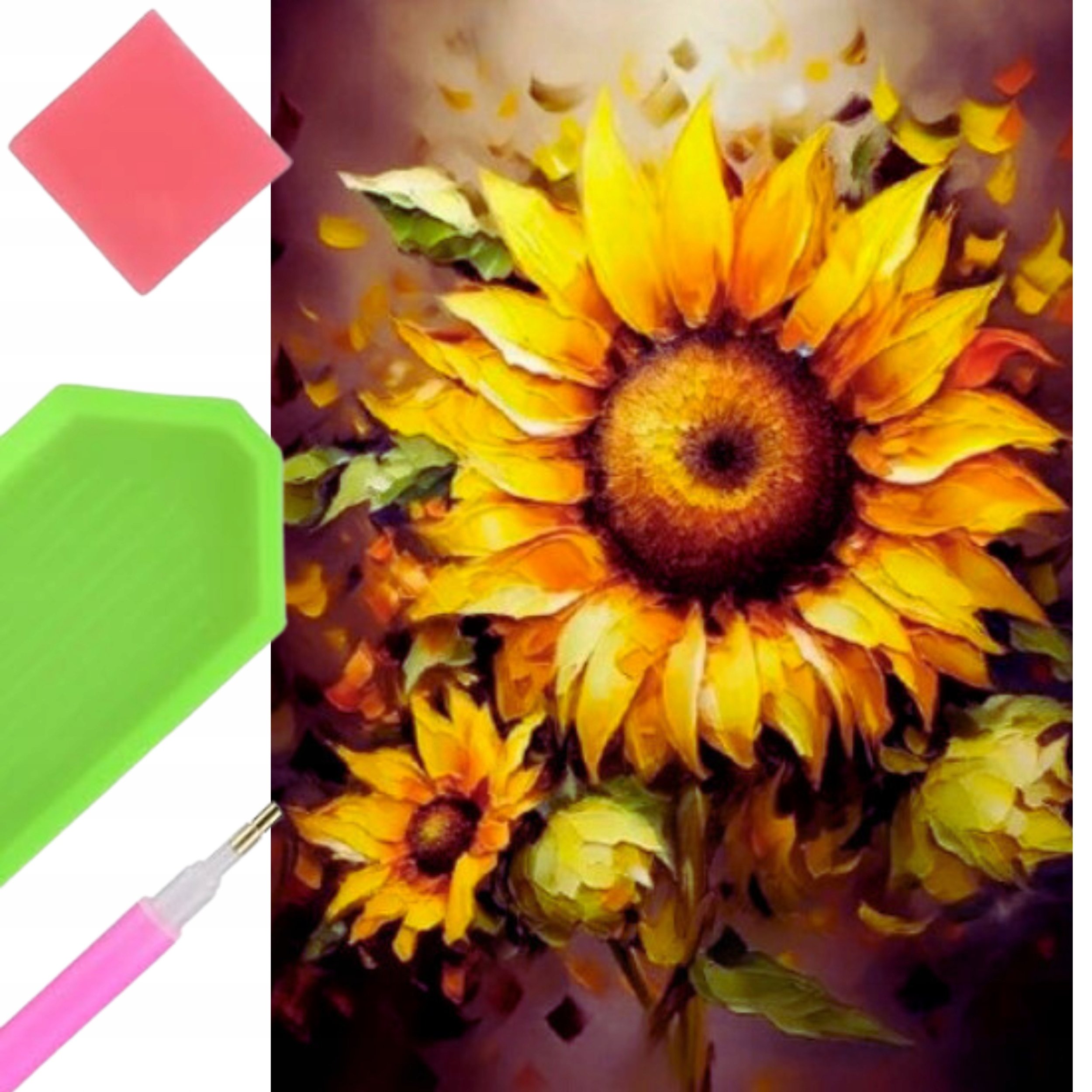 Norimpex Diamentowa mozaika Kwiaty słoneczniki 30x40cm 2000376