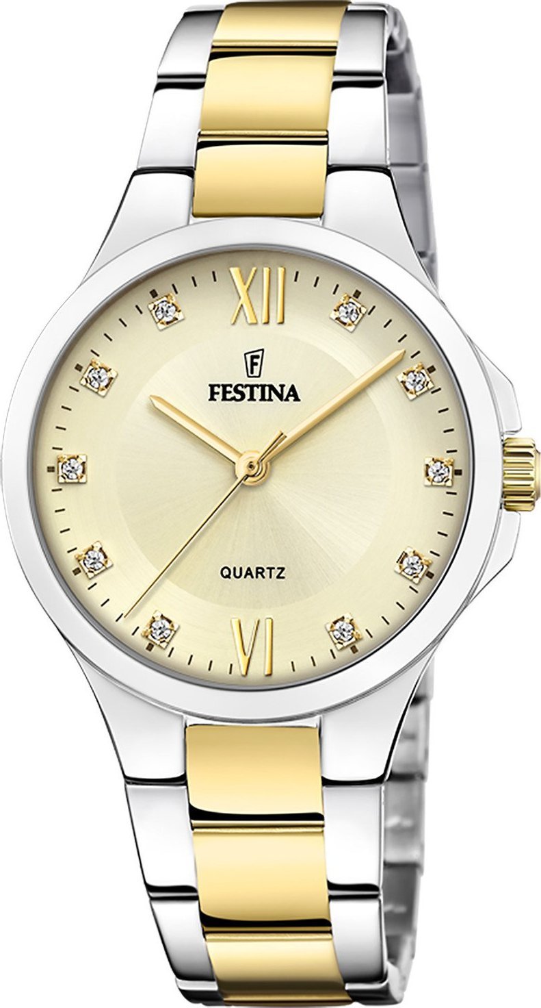 Zegarek Festina Zegarek damski Festina F20618-1 CYRKONIE srebrny