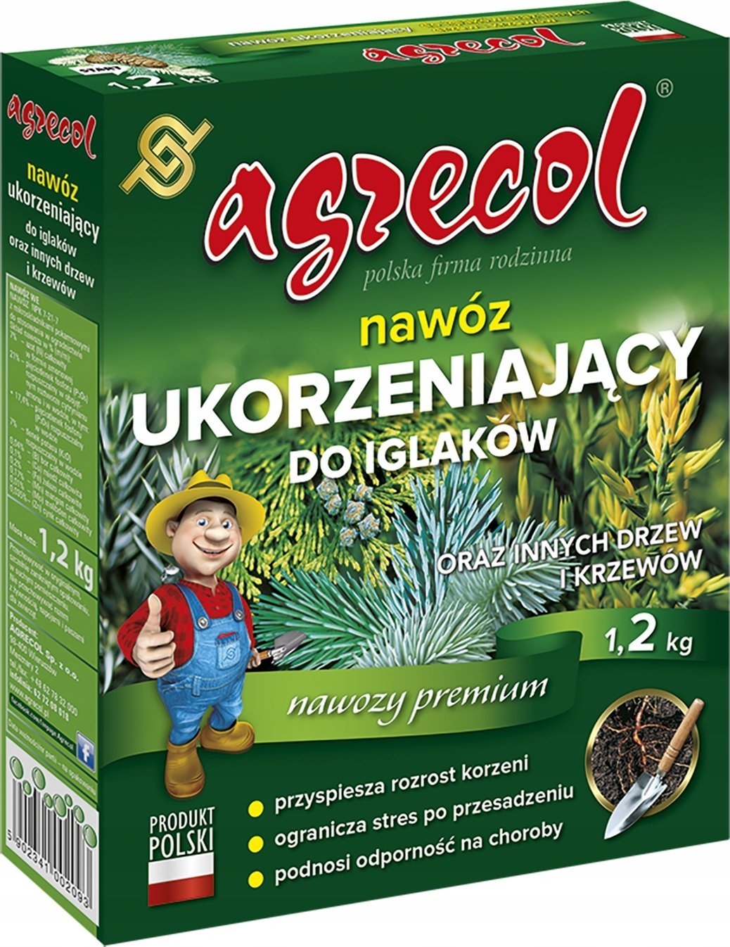 Agrecol Nawóz ukorzeniający do iglaków, drzew i krzewów 1.2kg