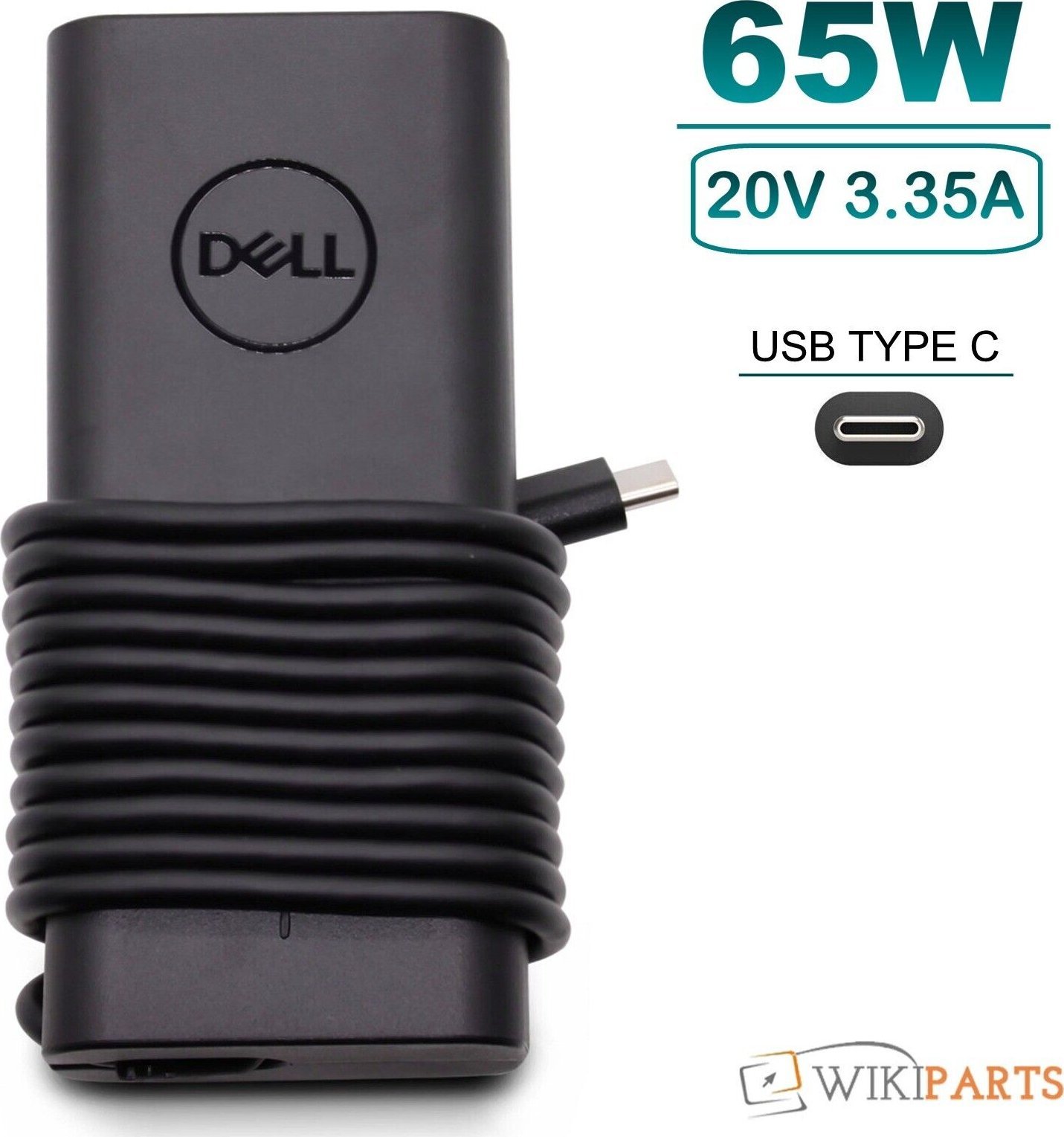 Zasilacz do laptopa Dell 65W AC adapter with Type C