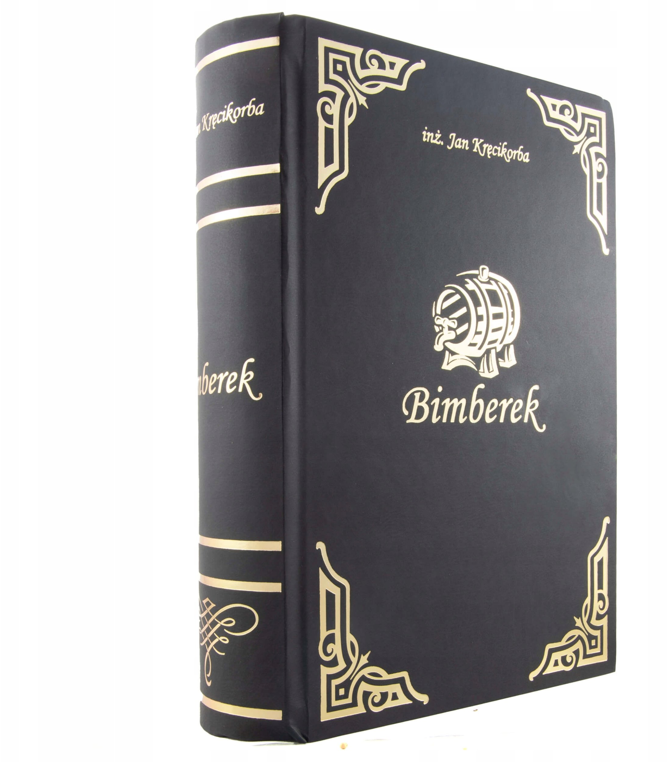 BIMBEREK duża KSIĄŻKA NA ALKOHOL + BUTELKA zabawny prezent na BIMBER