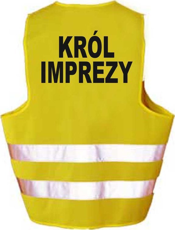 libres Kamizelka Odblaskowa Imprezowa Król Imprezy