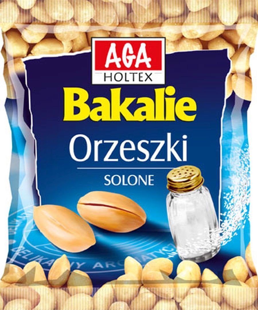 Aga Holtex Aga Holtex Orzeszki ziemne smażone solone 100g