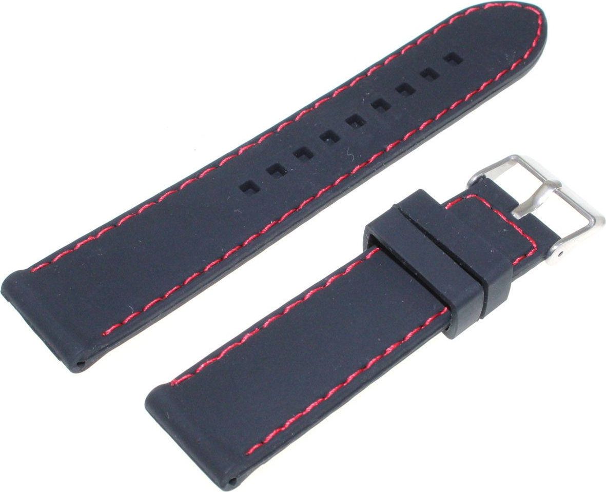 Diloy Silikonowy pasek do zegarka 22 mm Diloy SBR10.22.1.6