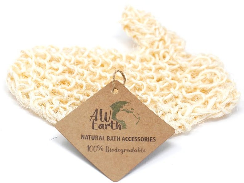 Sizalowa rękawica kosmetyczna