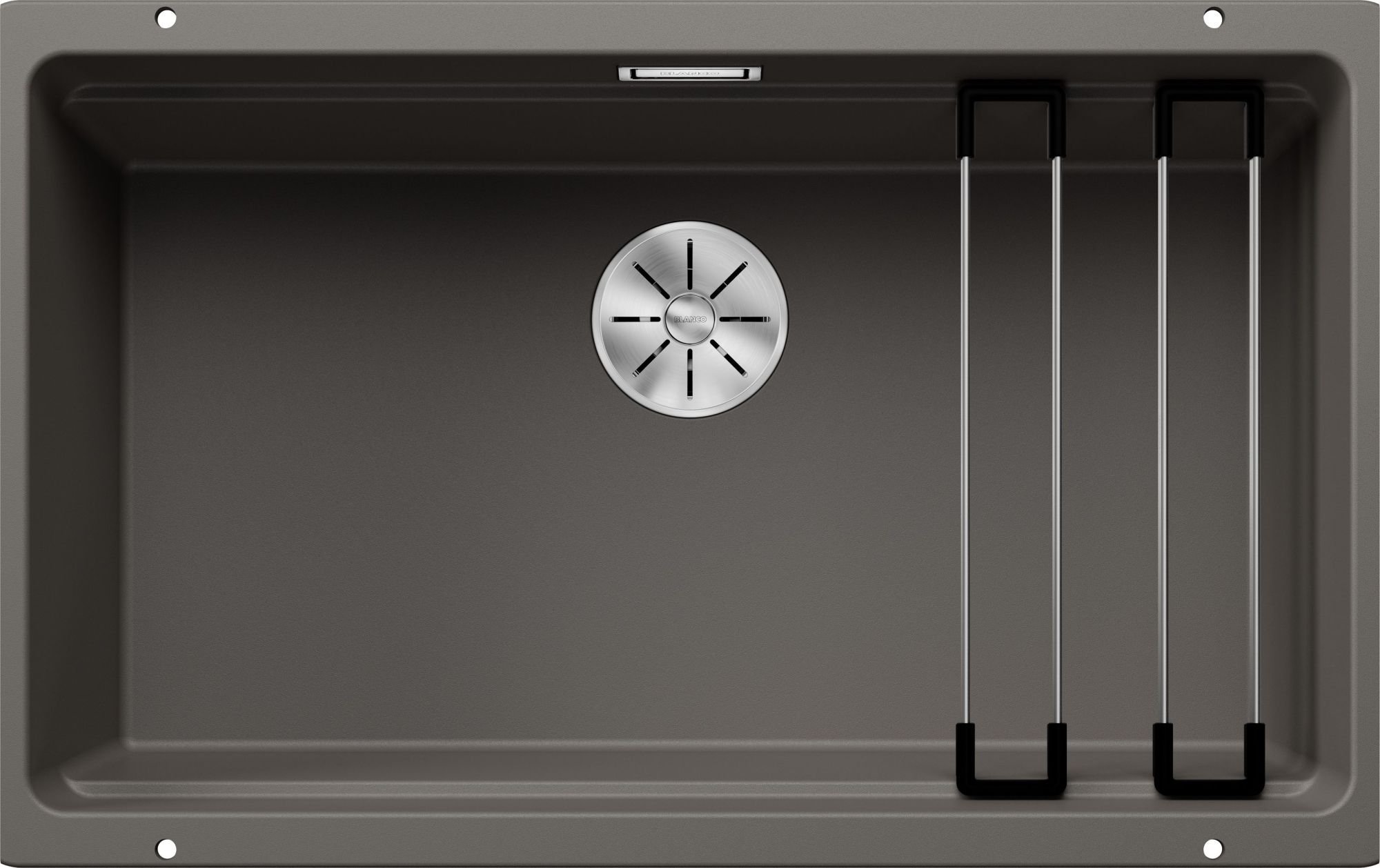 Zlewozmywak Blanco BLANCO ETAGON 700-U Silgranit wulkaniczny szary, InFino, szyny