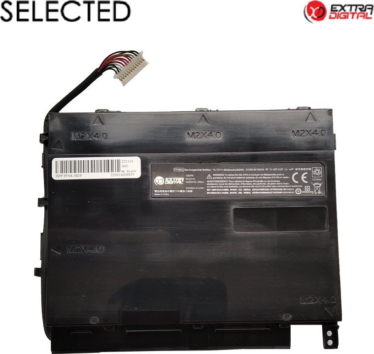 Bateria Extra Digital Nešiojamo kompiuterio baterija HP PF06XL, 8000mAh, Extra Digital Selected