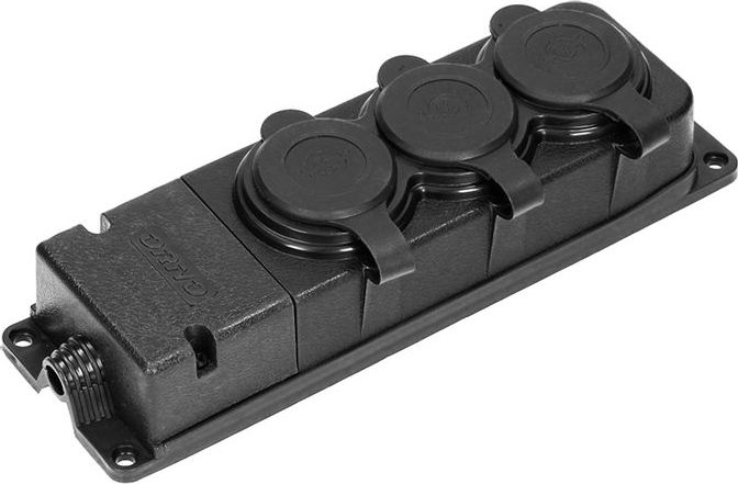 Orno ORNO ROZDZIELACZ WARSZTATOWY 3x GNIAZDA IP44 GUMA OR-AE-13166