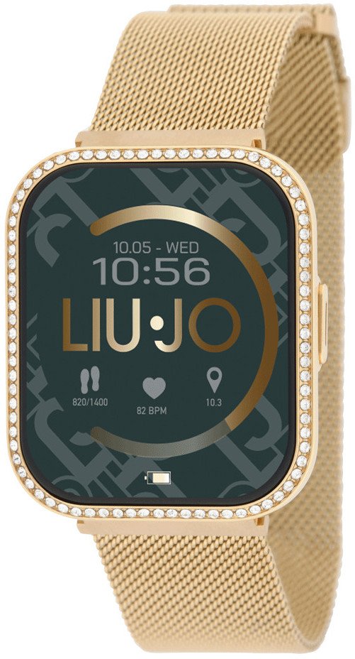 Smartwatch damski LIU JO SWLJ100 różowe złoto bransoleta
