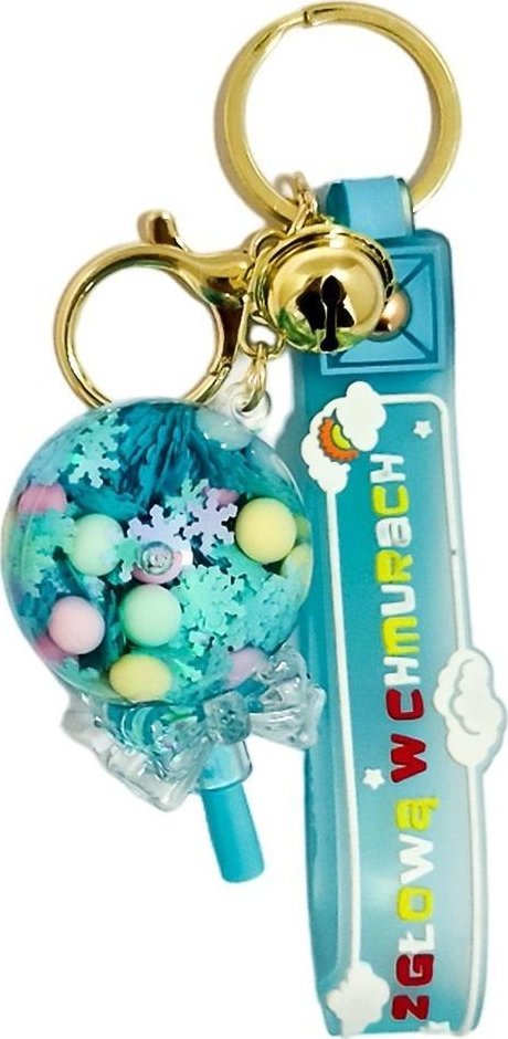 Brelok lizak. Niebieski