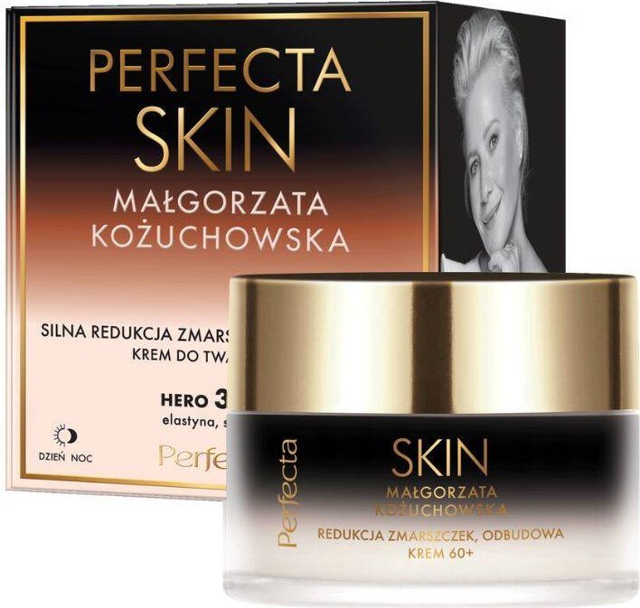 Perfecta Skin Małgorzata Kożuchowska Krem do twarzy odbudowujący i przeciwzmarszczkowy 60+ 50ml