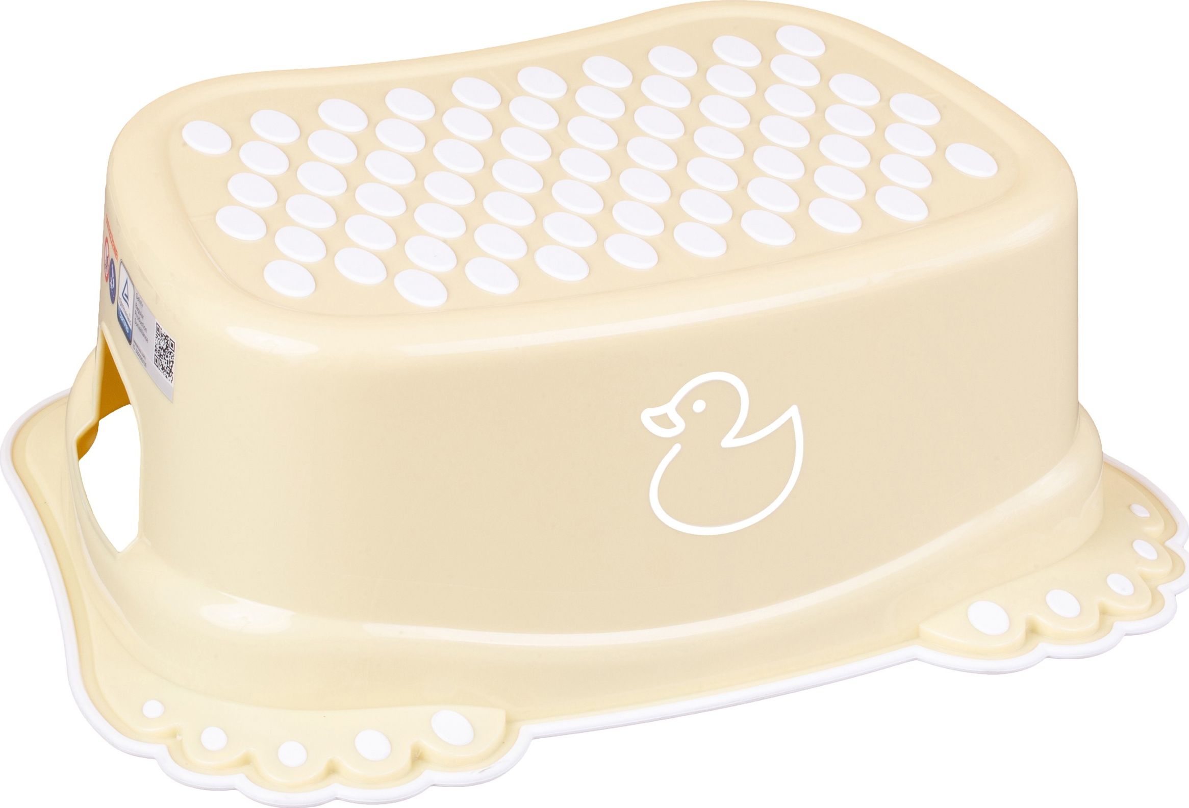 Tega Baby Podnóżek antypoślizgowy Kaczka jasno żółty