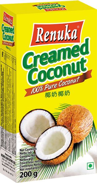 Real Thai Krem kokosowy w bloku, nierafinowany 200g - Renuka