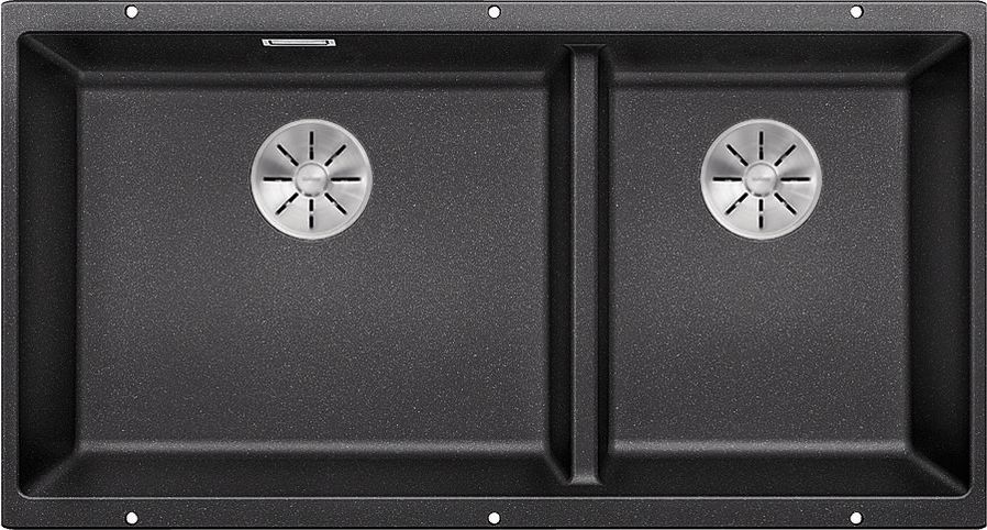 Zlewozmywak Blanco Subline 480/320-U Silgranit antracyt z korkiem InFino (523584)