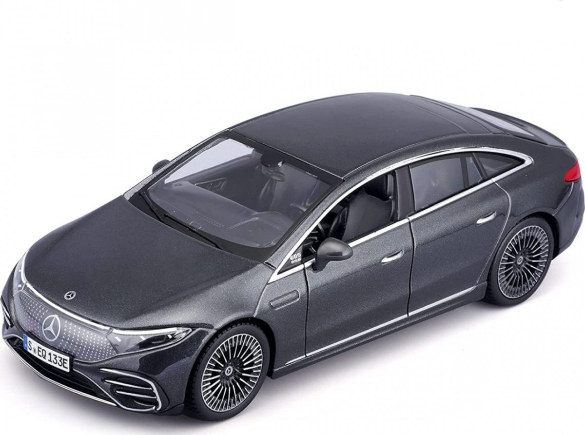 Maisto Model kompozytowy Mercedes-Benz EQS 2022 szary 1/24