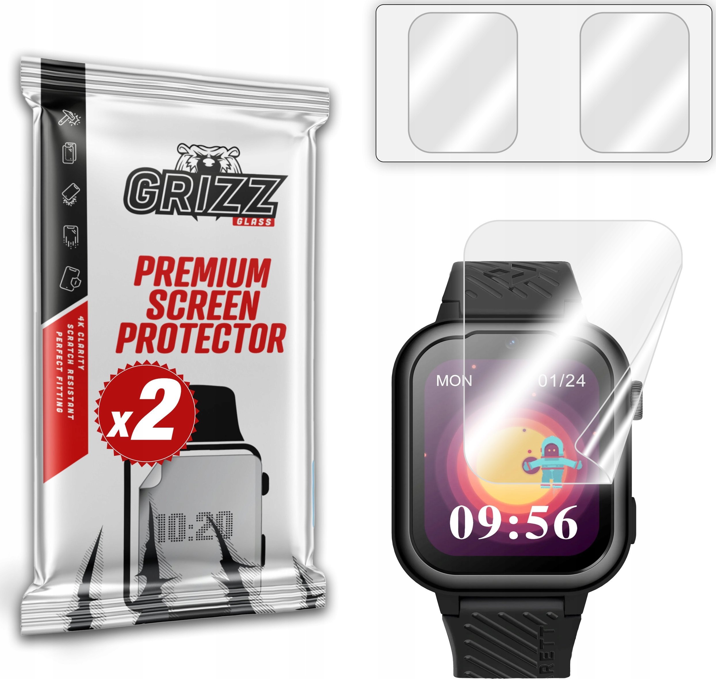 Folia ceramiczna GrizzGlass CeramicFilm do Garett Kids Essa 4G