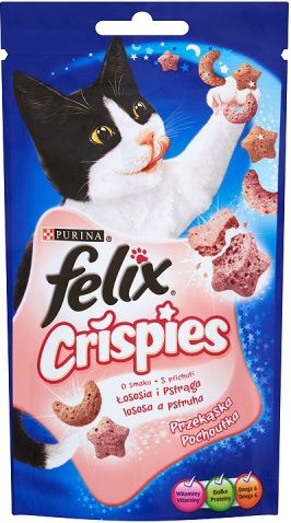 Felix Felix Crispies Łosoś Pstrąg 45g - 7613034749345