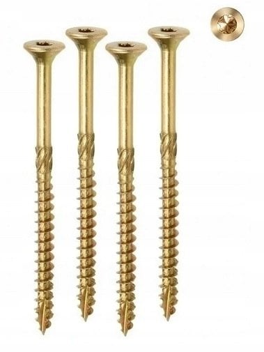 Koelner/Rawlplug Wkręt konstrukcyjny do drewna 4x25 łeb stożkowy napęd typu TX - 0.5ts