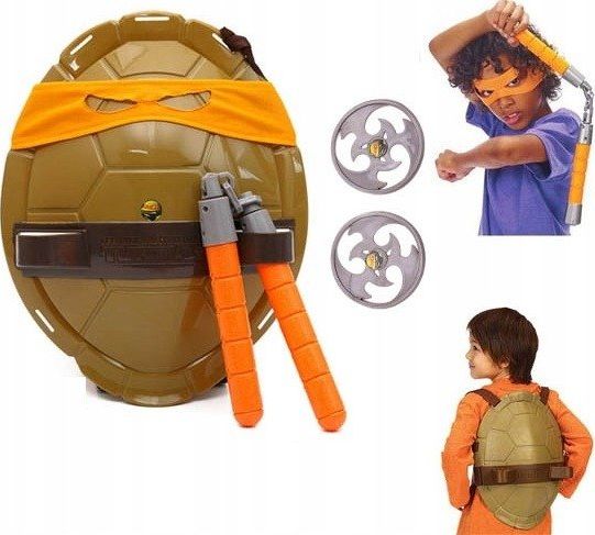 WOJOWNICZE ŻÓŁWIE NINJA SKORUPA AKCES MICHELANGELO uniwersalny