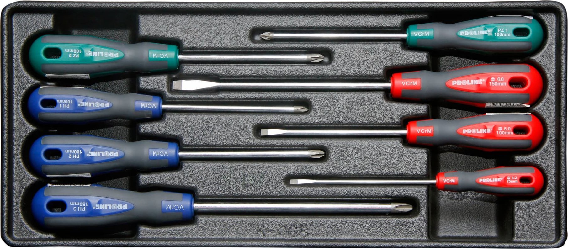 Pro-Line Tacka na wkrętaki płaskie i phillips 8szt. pusta