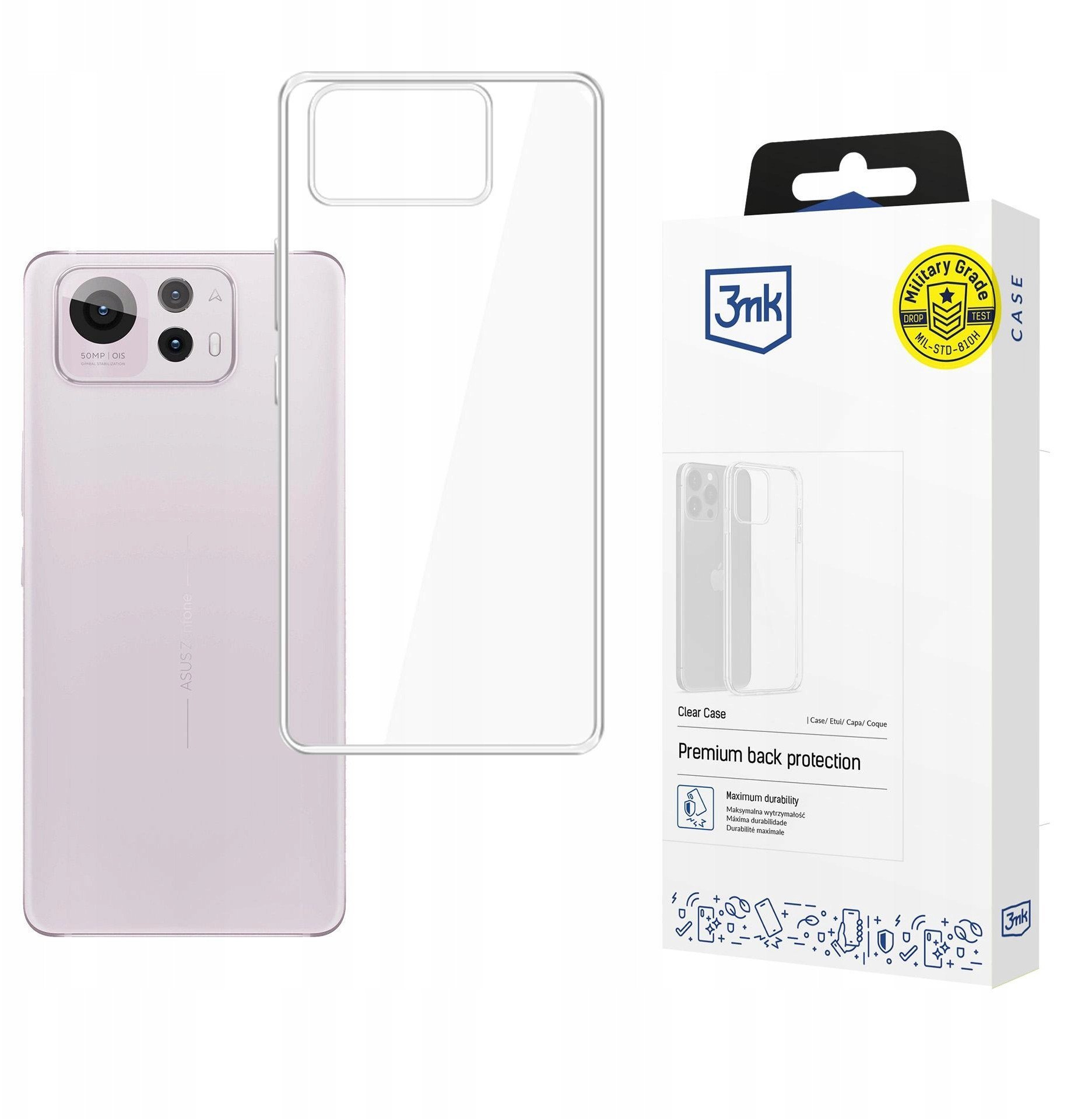 Asus Zenfone 12 Ultra - 3mk Clear Case