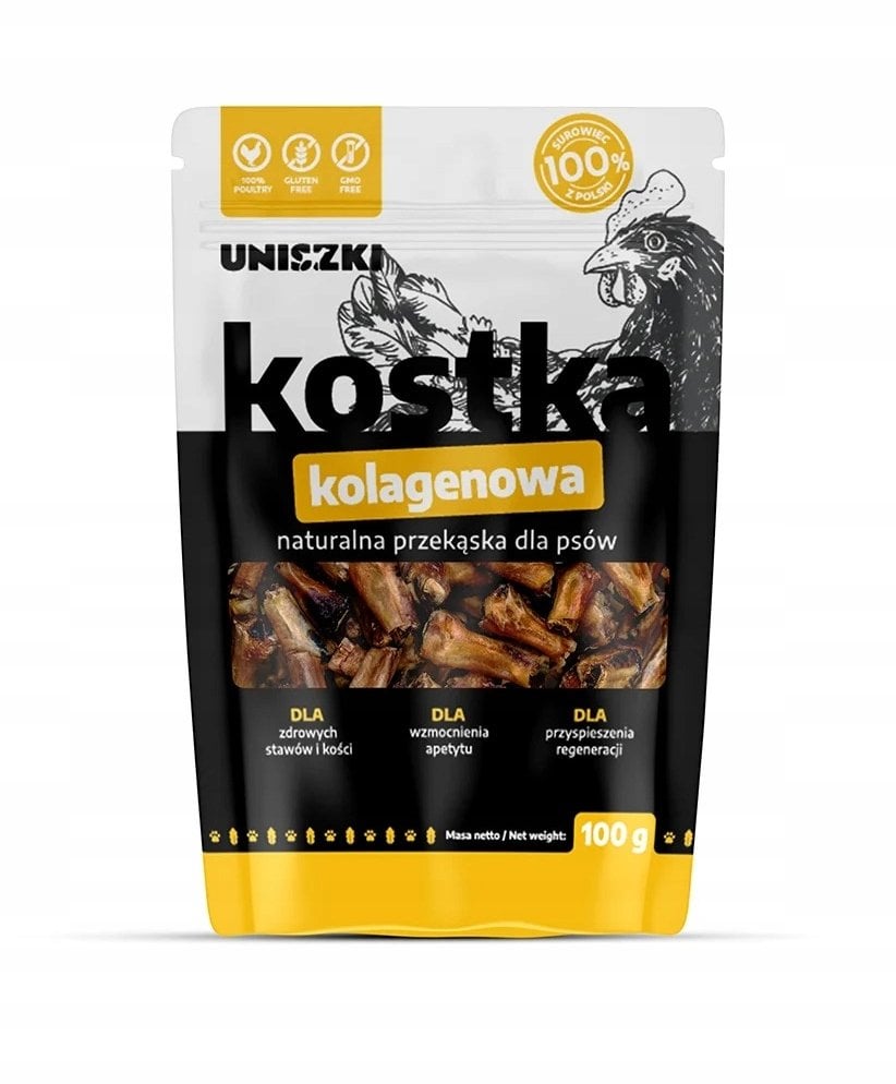 ZAKŁAD PRZETWÓRSTWA MIĘSA DROBIOWEGO UNISZKI Kostka kolagenowa 100g