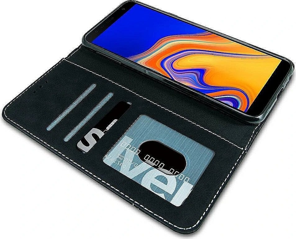 Mocco Suede Book Case For Samsung A305 Galaxy A30 Black