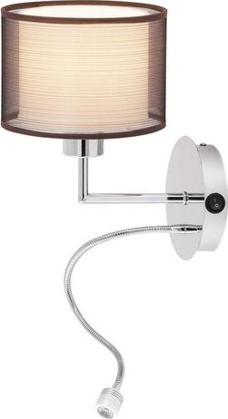 Kinkiet Rabalux Kinkiet do salonu brązowy Rabalux Anastasia do czytania 2629