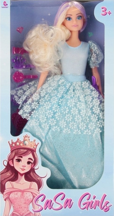 Mega Creative LALKA 29CM AKC KSIEZNI 17X32X5 MIX3 MC WB 18/36