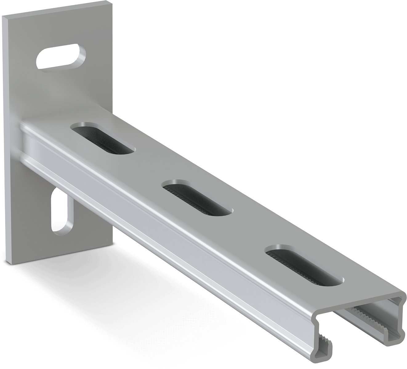 Profil montażowy typ MG2,0 (41x21x2,0 mm) ze stopką dł. 400 mm