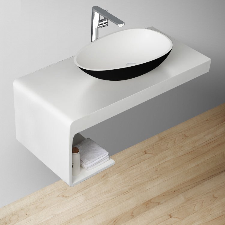 Umywalka EAGO Umywalka nablatowa z konglomeratu StoneArt gat2