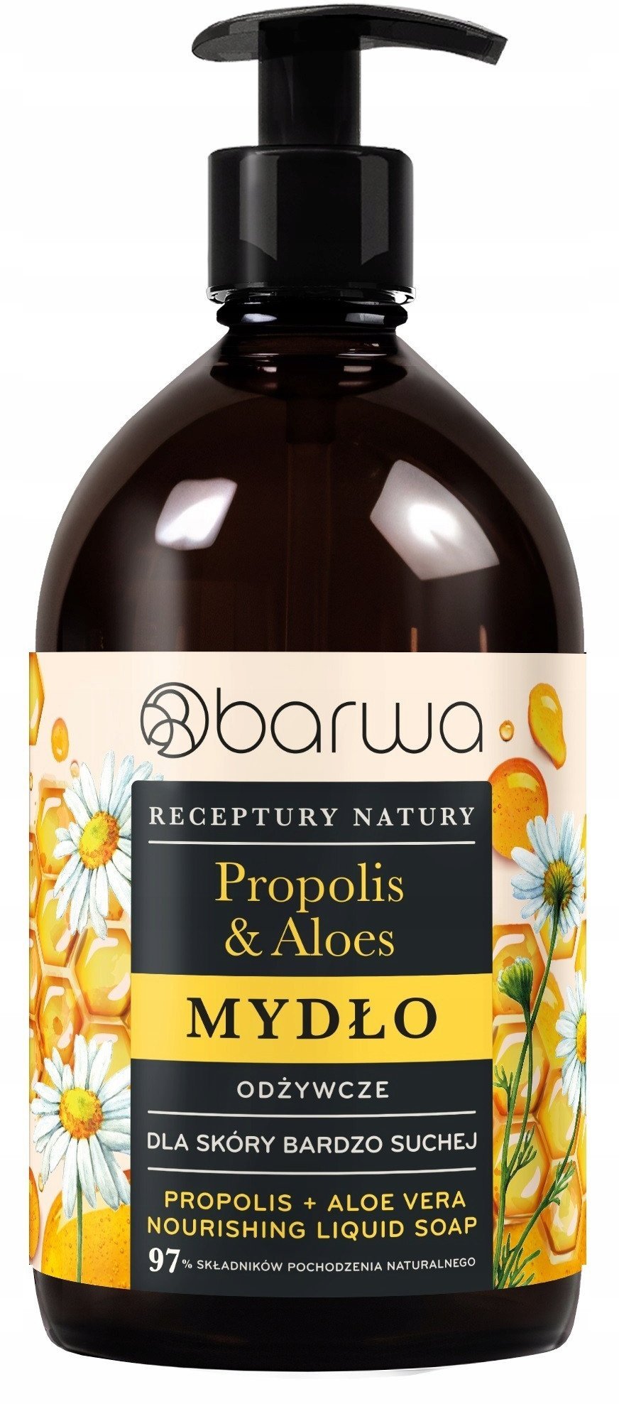 BARWA Receptury Natury Mydło w płynie odżywcze - Propolis & Aloes