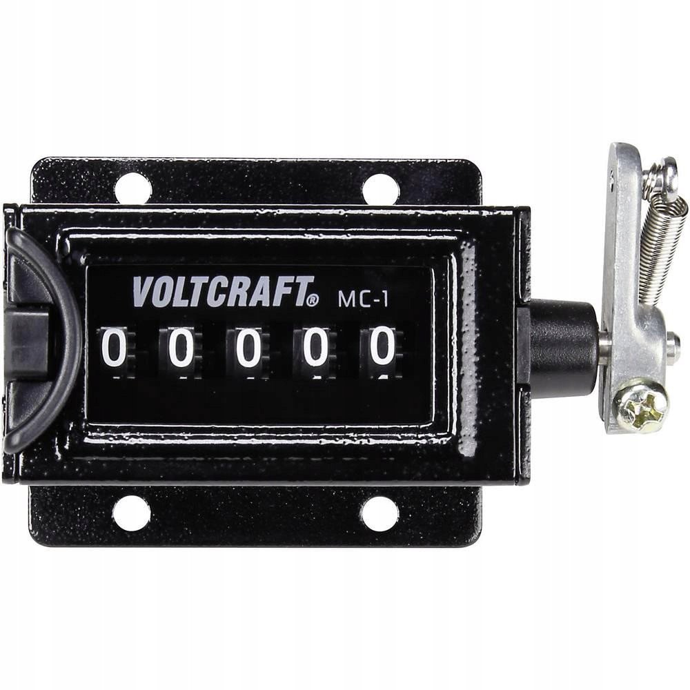 Licznik mechaniczny Voltcraft MC-1, 58 x 47 mm, 0 - 99999 108527