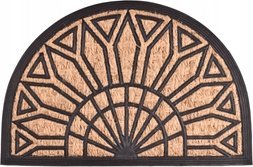 Wycieraczka Panama kokosowa guma PÓŁOKRĄGŁA ABSTRAKCJA