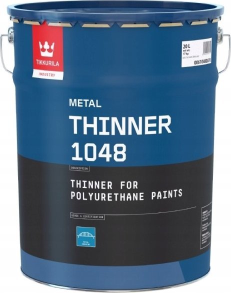 PPG TIKKURILA thinner 1048 rozcieńczalnik do farb poliuretanowych 20L