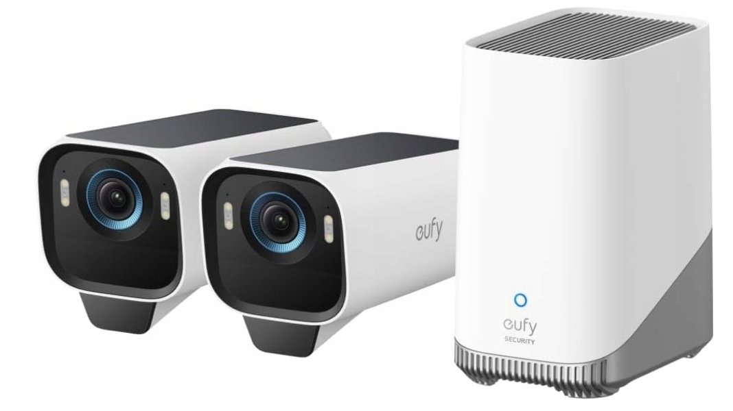 eufyCam S3 Pro zestaw 2 kamer zasilanych energią słoneczną Wi-Fi