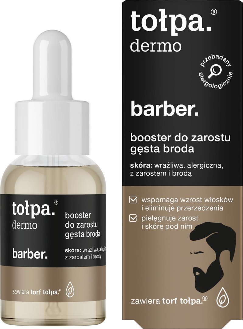 Tołpa Dermo barber booster do zarostu gęsta broda 30ml
