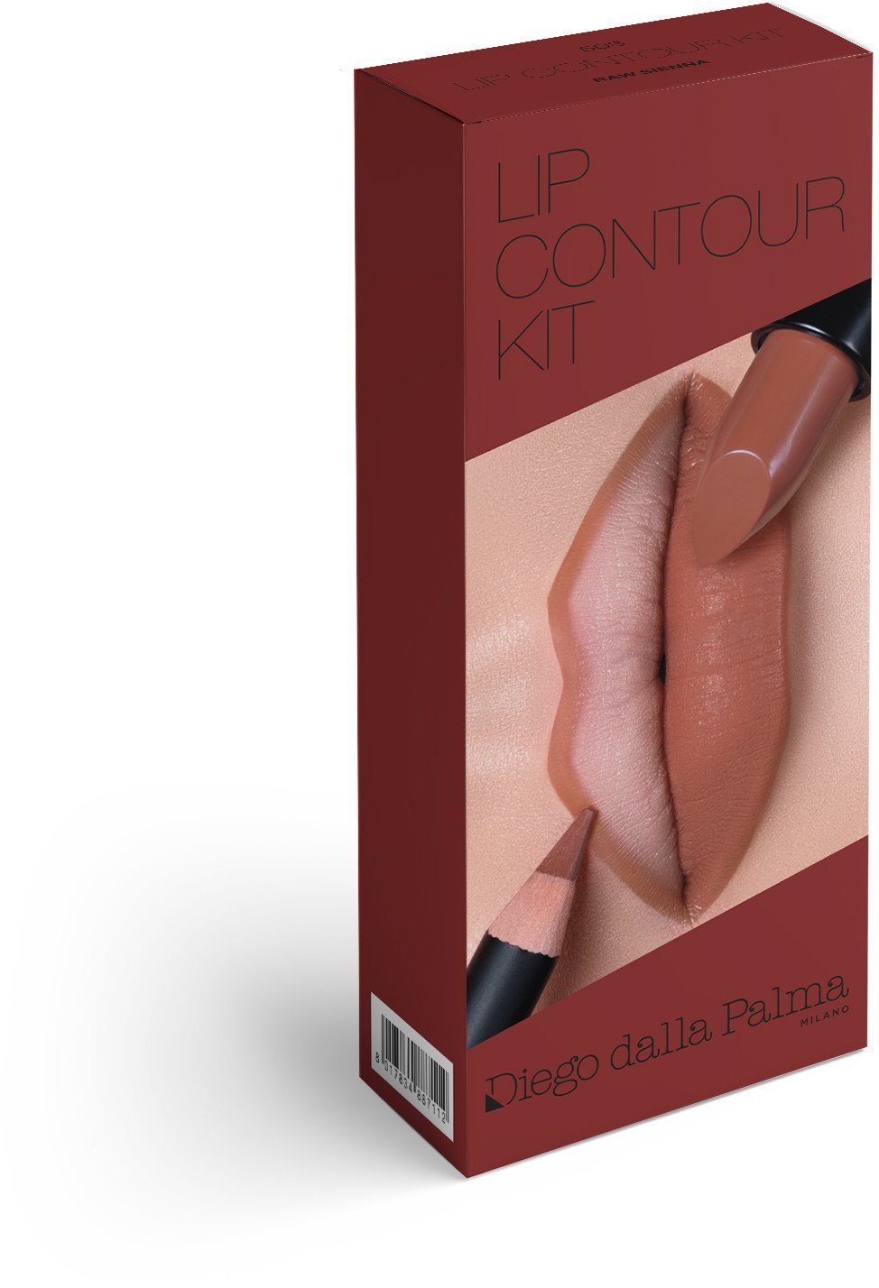 Set Diego Dalla Palma: The Lipstick, Cream Lipstick, 503, Caramello, 4 g + Matita, Contour, Lip Liner, 503, Raw Sienna, 1.1 g For Women