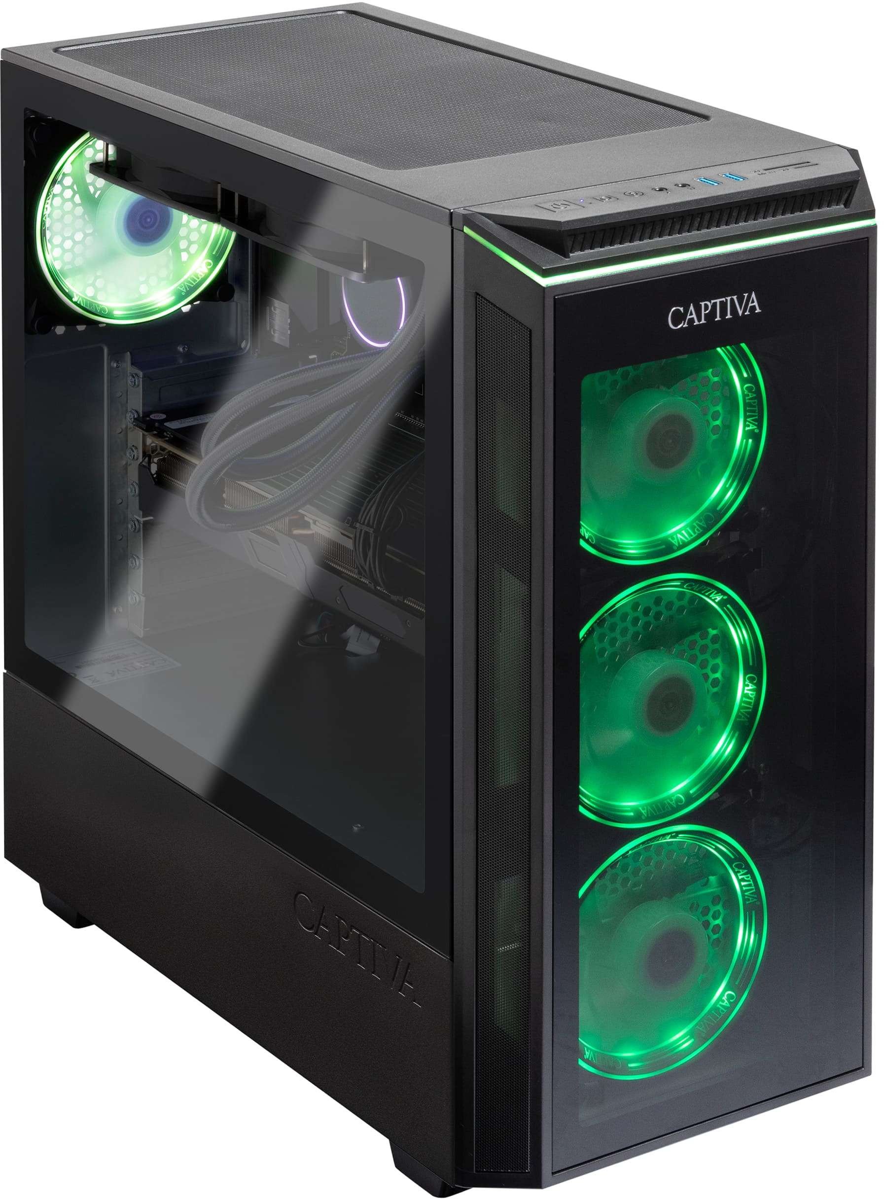 CAPTIVA Highend Gaming I80-857 Intel Core i9 i9-14900 32 GB DDR4-SDRAM 2 TB SSD AMD Radeon RX 7700 XT PC Czarny