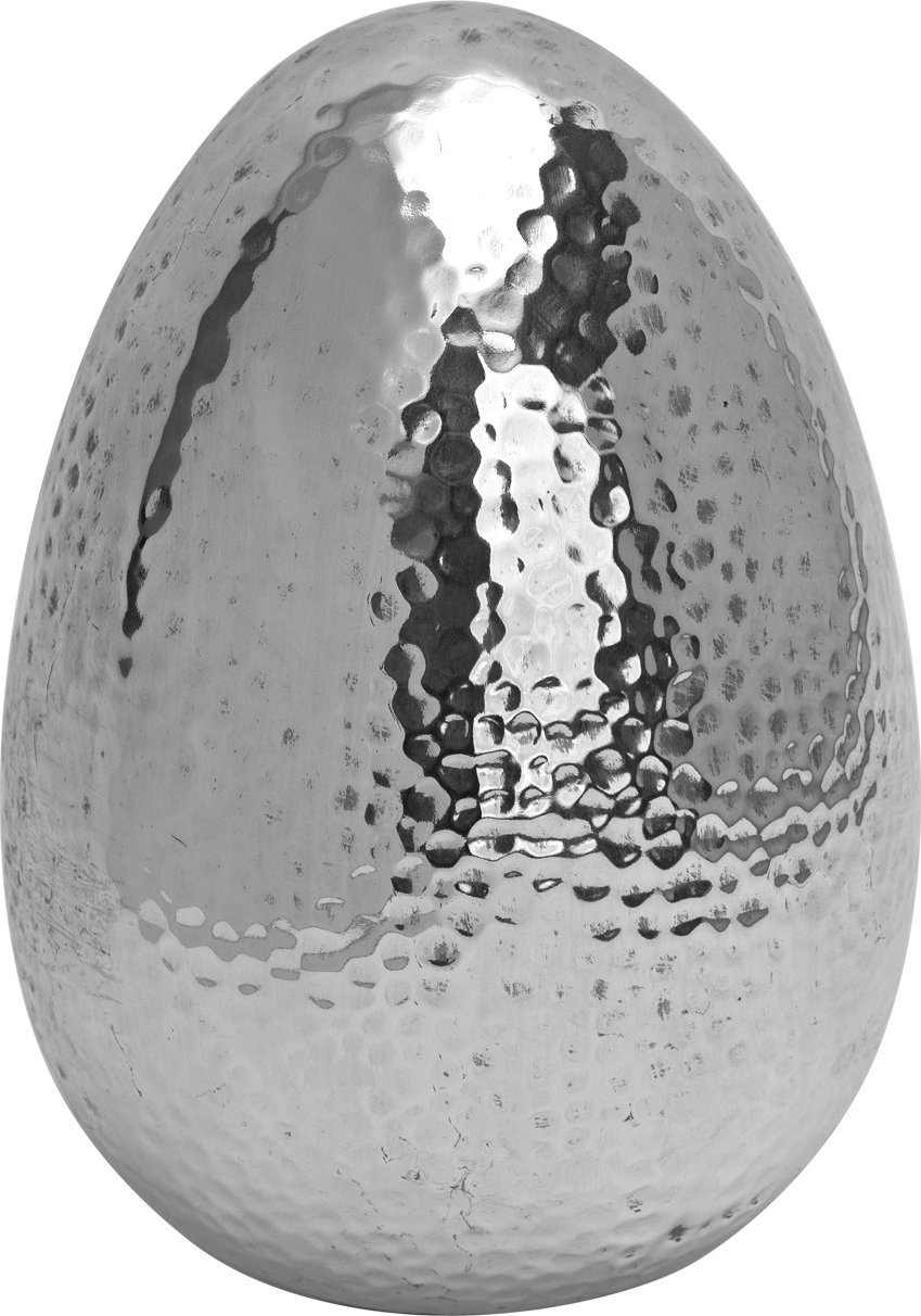 Art-Pol Jajko srebrne wytłaczane duże