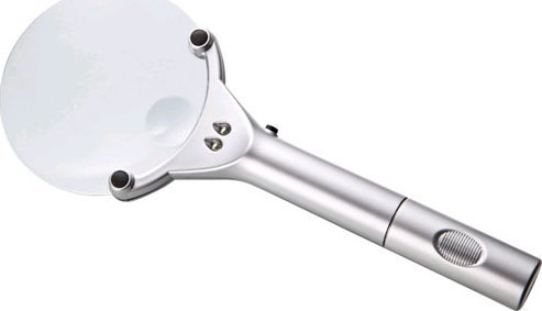 Home Life Lupa z oświetleniem LED do czytania 2,5/6x