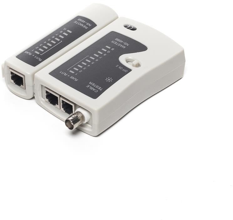 NetRack Tester kabli RJ11/RJ12/RJ45/BNC UTP/FTP (103-02)