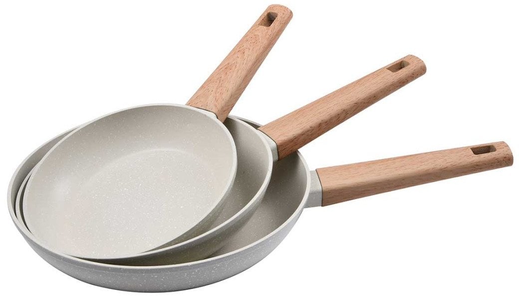 ZESTAW 3 PATELNI MARMURKOWYCH BERGNER BG-34741 NATURALLY