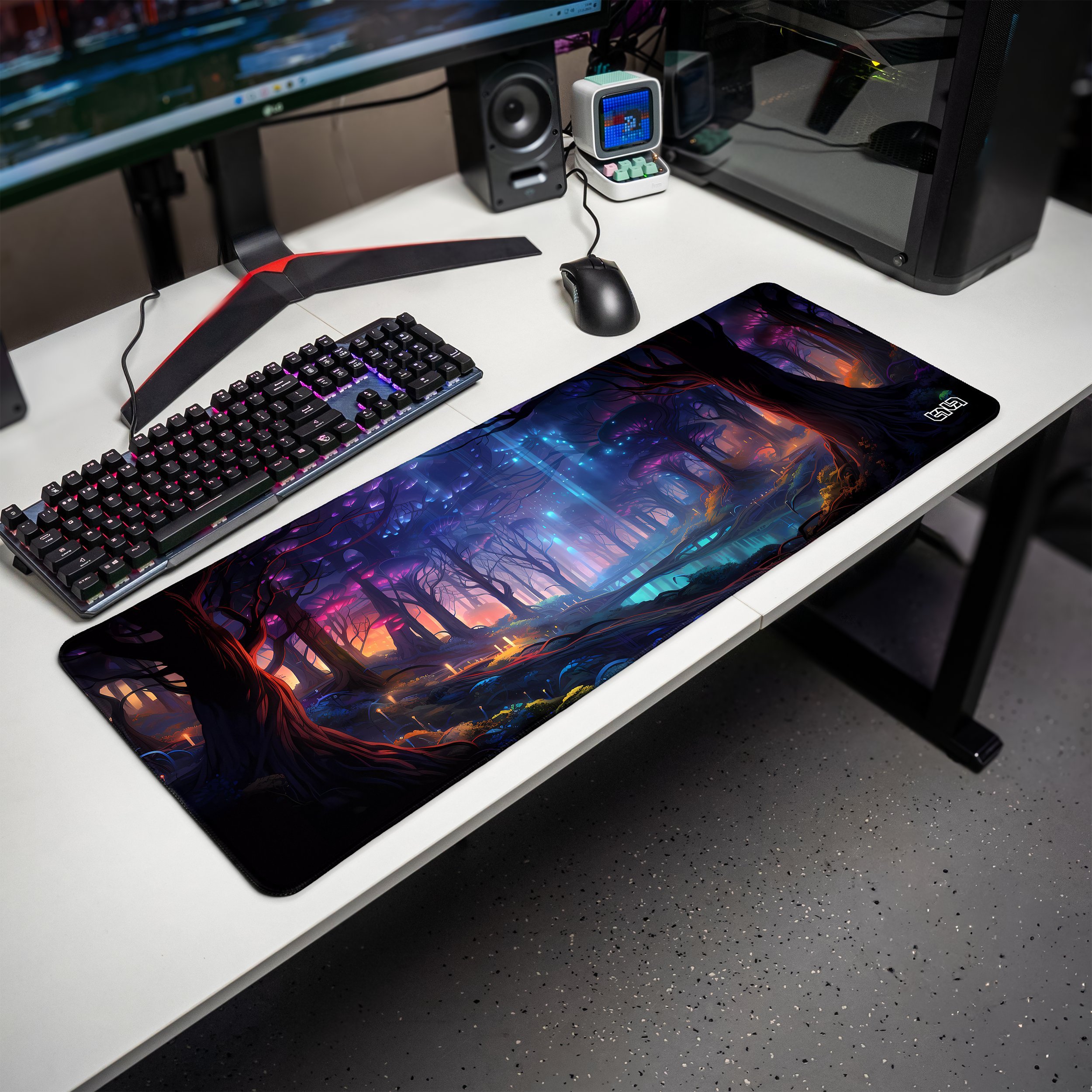 Podkładka Tilt PODKŁADKA POD KLAWIATURĘ Planeta Wiboo 80x30 TILT Na biurko Duża