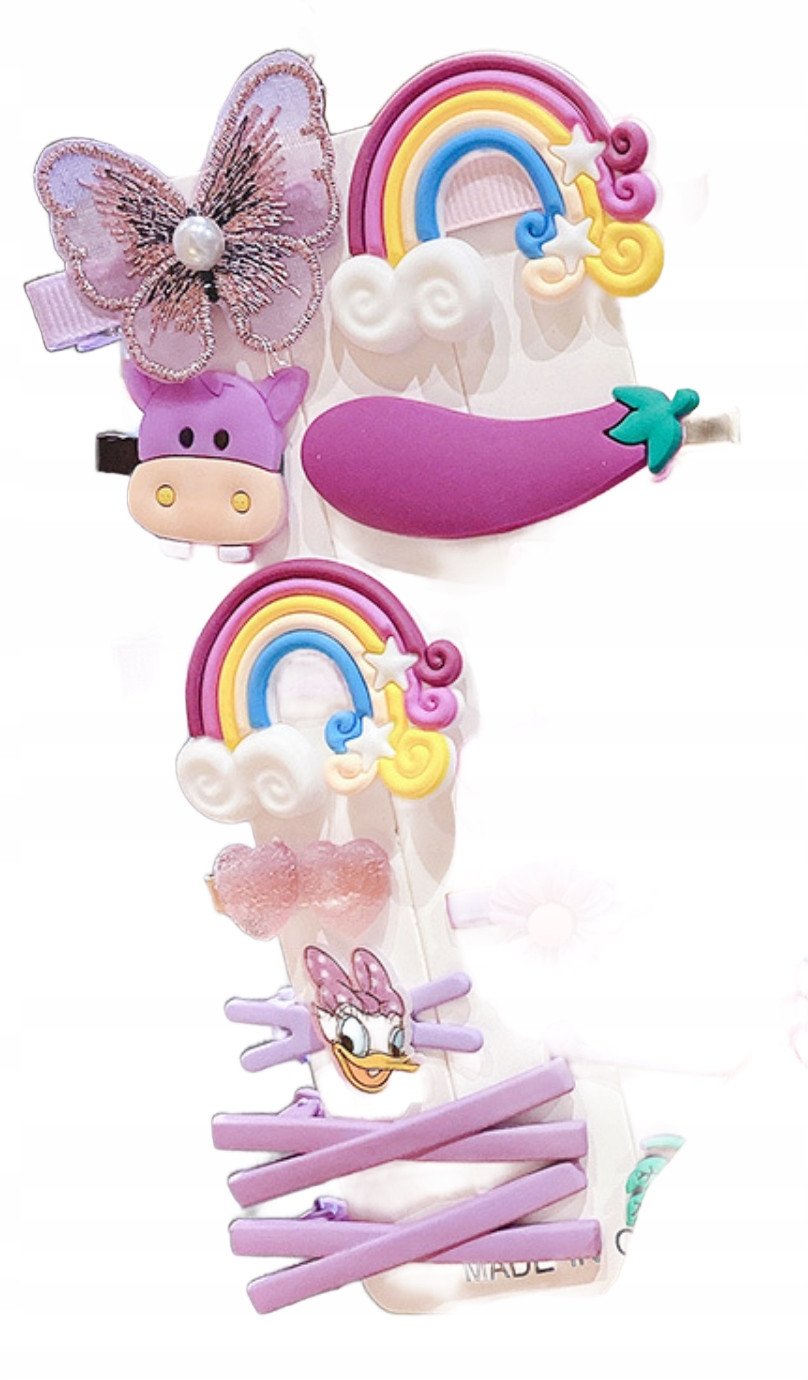 Zestaw wsuwek, spinek 14 sztuk Kolorowe typ XL