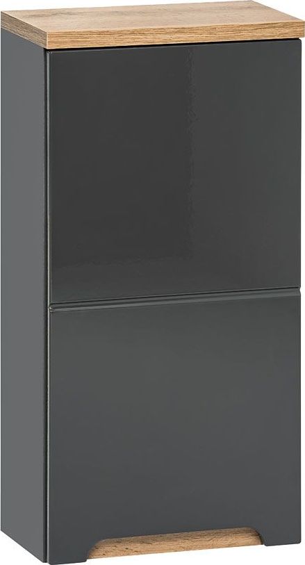 Elior Podwieszana szafka łazienkowa - Marsylia 5X grafit połysk